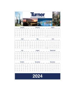 2024 Erasable Span-A-Year Calendar