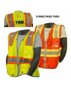 Majestic - Class 2 D-ring Pass Thru Mesh Safety Vest