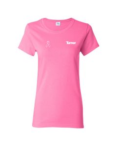 Ladies Breast Cancer Awareness Cotton T-Shirt
