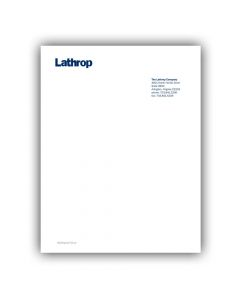 Lathrop Letterhead (500 per box)