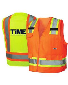 Pyramex - Class 2 Solid Front with Mesh Back Safety Vest