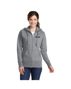 Port & Company - Ladies Core Fleece Full-Zip Hooded Sweatshirt