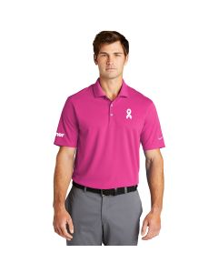 Turner Breast Cancer Awareness Polo - Nike Dri-Fit Micro Pique Polo