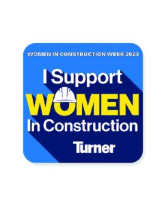 Turner Women In Construction Hard Hat Sticker - 50 count