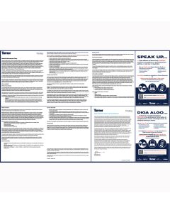 Turner - Compliance Posters - Jobsite & Office - 1 Poster