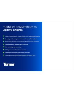 Turner - Jobsite Active Caring - 2'x3'