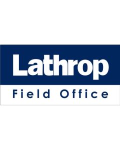 Lathrop Field Office Sign