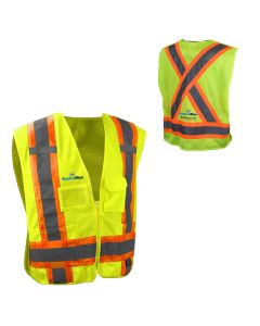 SourceBlue Canada - Radians - X-Back Solid Front Mesh Back Vest