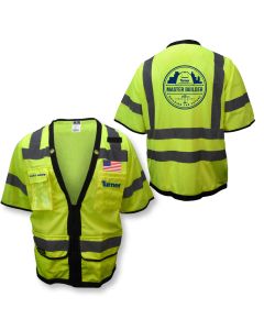 Turner Class 3 Master Builders Heavy Duty Safety Vest