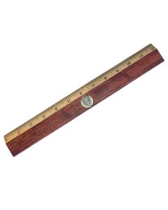 Rosewood Finish Maple Ruler