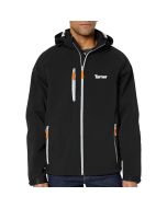 Clique - Men's Serac Stretch Softshell Hooded Full-Zip Jacket