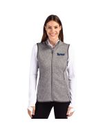 Cutter & Buck - Women's Mainsail Sweater-Knit Full-Zip Vest