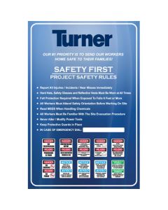 Safety First - Turner Project Safety Rules