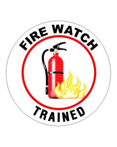Fire Watch Hard Hat Stickers - Qty 50