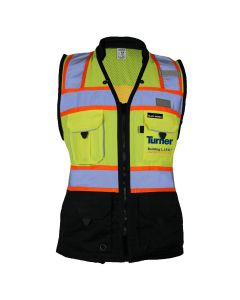 ML Kishigo - Women's Class 2 Premium Black Series Heavy Duty Surveyor Vest