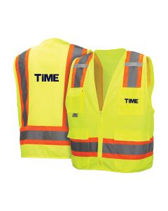 Pyramex - Class 2 Solid Front with Mesh Back Safety Vest