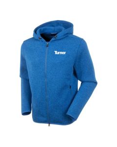 Bobby Jones - Men's Performance Heathered Full-Zip Fleece Hoodie