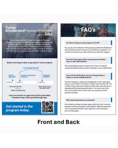 Turner Accelerated Payment Program Cards (25)