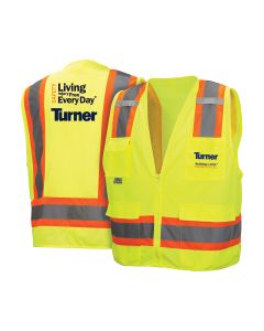 Radians - Class 2 Solid Front with Mesh Back Safety Vest