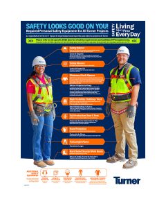 Safety Looks Good On You - 3mil 24"x36" Alupanel