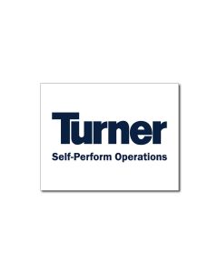 Turner Self Perform Operations Sticker 11" x 8.5"