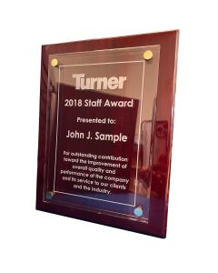 Staff Recognition Floating Acrylic Plaque