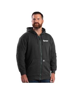 Berne - Men's Tall Heritage Thermal-Lined Full-Zip Hooded Sweatshirt