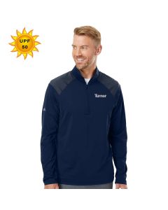Adidas - Shoulder Stripe Quarter-Zip Pullover